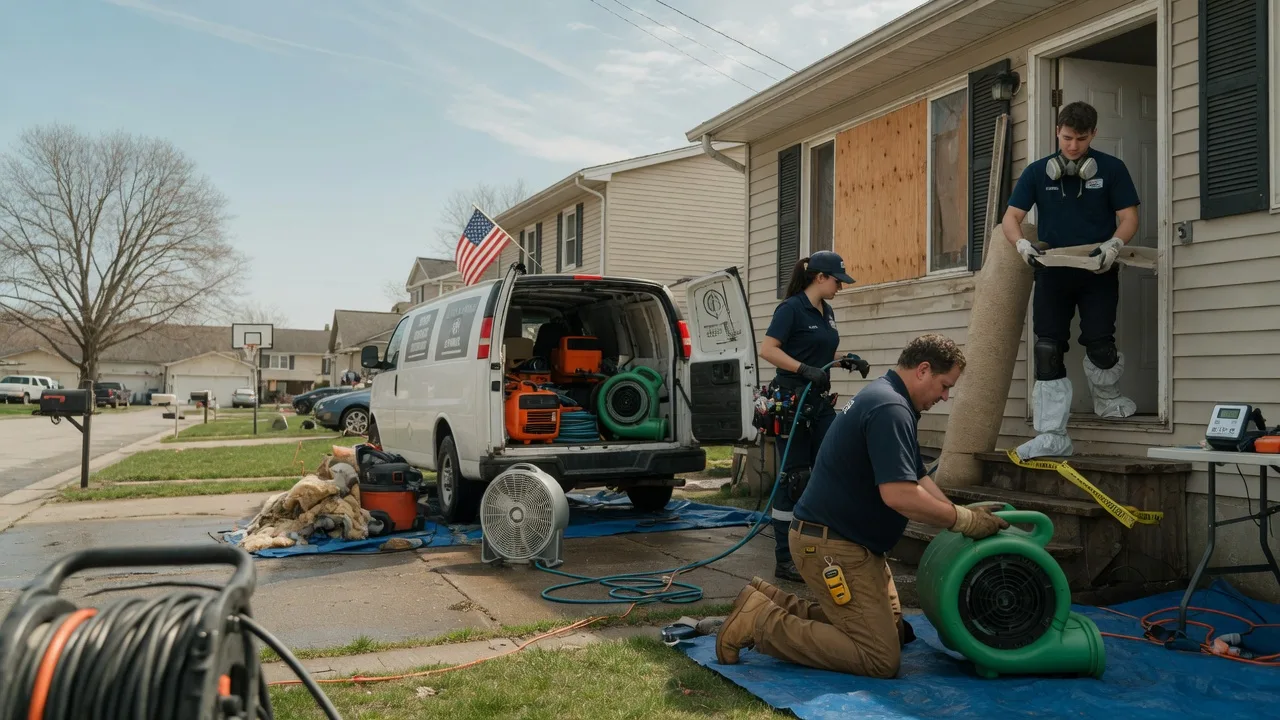 Water Damage Restoration in East Saint Louis, IL near me